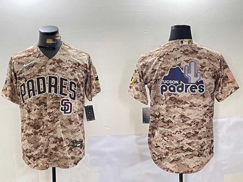 Men San Diego Padres Blank Camo Fashion 2024 Nike MLB Jersey style 6->san diego padres->MLB Jersey